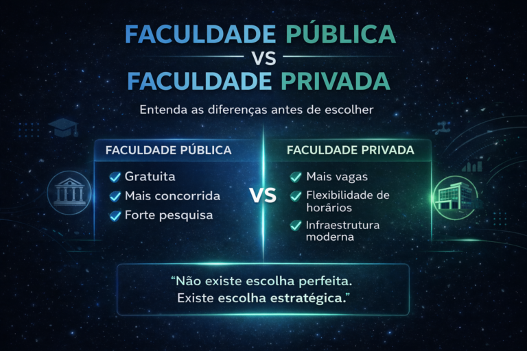 Faculdade pública ou privada: diferenças,