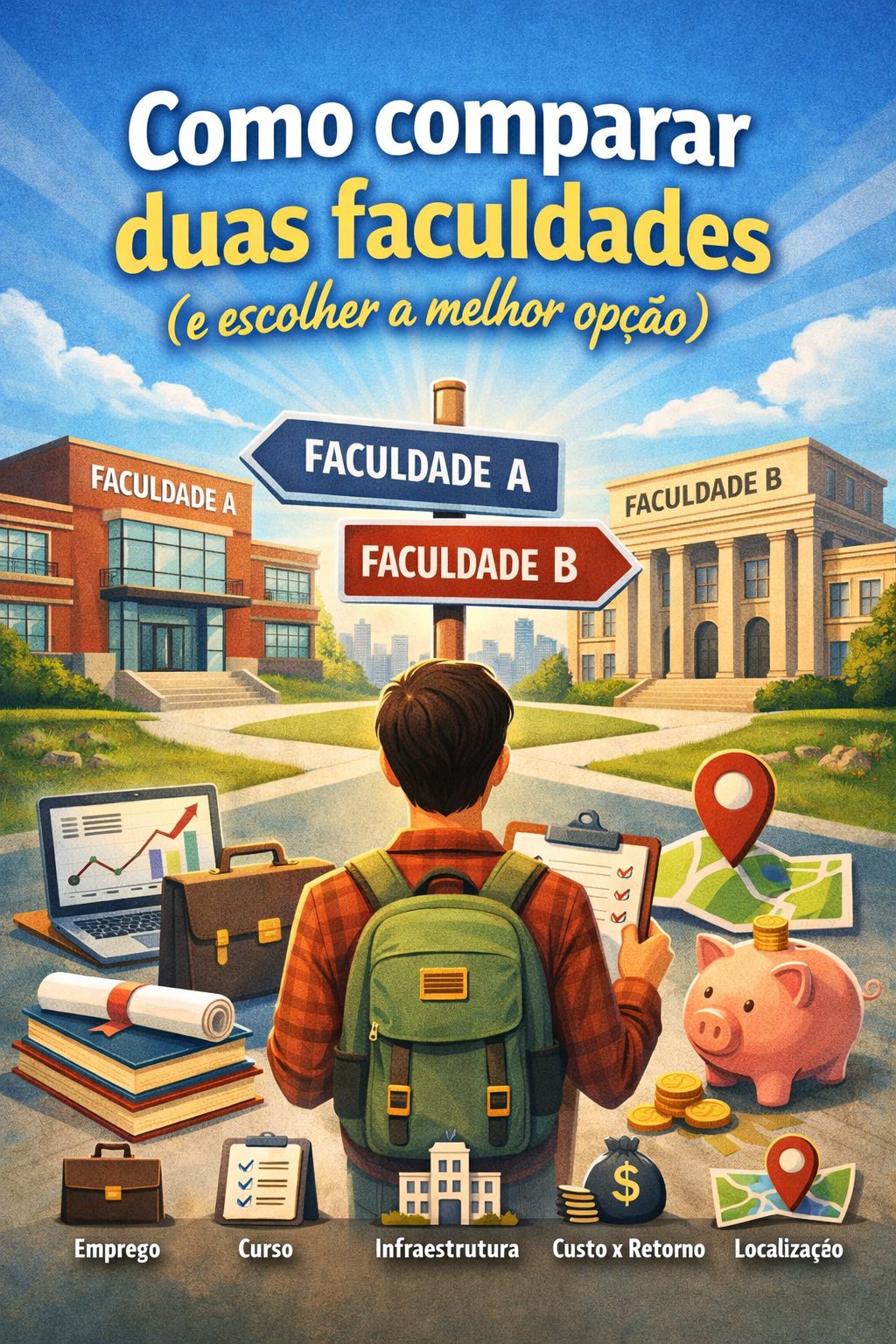 Como comparar 2 faculdade2.