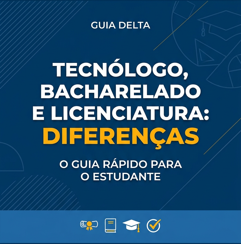 Tecnologo, bacharelado e licenciatura quais as diferenças