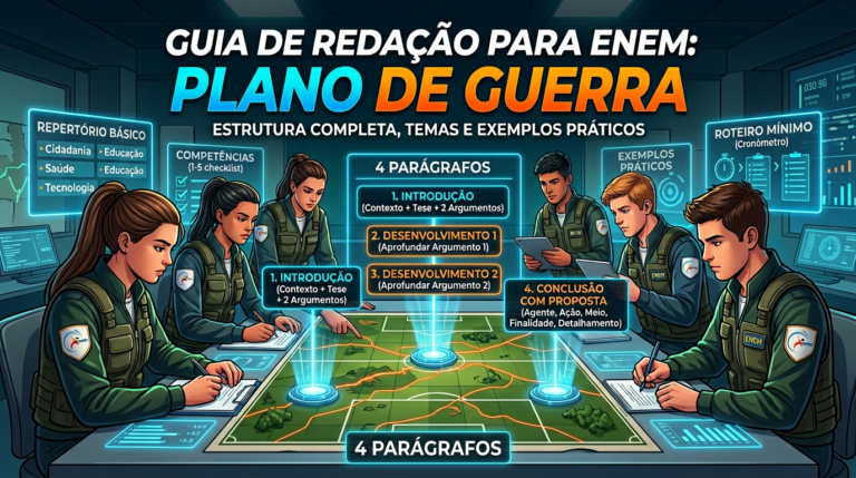 Guia de redação para ENEM: estrutura, temas e exemplos